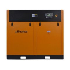 Промышленный винтовой компрессор BERG ВК-75Р/8 бар с ременным приводом