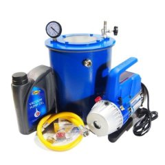 Вакуумная камера для дегазации Militech H250xD210 c насосом ZSN 1S